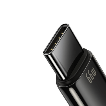 Baseus Tungsten Lade-/Datenkabel USB - USB Typ C 66 W (11V/6A) Quick Charge AFC FCP SCP schwarz (2m)