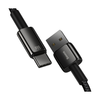 Baseus Tungsten Lade-/Datenkabel USB - USB Typ C 66 W (11V/6A) Quick Charge AFC FCP SCP schwarz (2m)