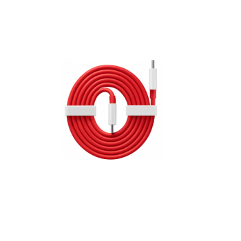 OnePlus Warp Schnelladekabel / Datenkabel Type-C zu Type-C, rot (1.0m)