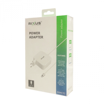 Rixus 61W Ladegerät für Macbook Power USB C Type, weiss