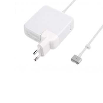 Rixus 60W Ladegerät (MagSafe2 Adapter 60W Anschluss-Type "T") für Macbook weiss, blister