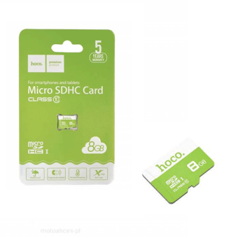 HOCO microSD TF High Speed 8GB Memory Speicherkarte - Class 10, blister