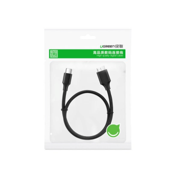 Ugreen USB Typ-C - Micro USB Typ B SuperSpeed 3.0 Kabel schwarz (1m)