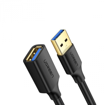 Ugreen Kabel Verlängerungsadapter USB 3.0 (weiblich) - USB 3.0 (männlich) schwarz (3m)