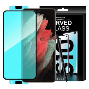 starfix Nano Flexi Hybrid Displayschutz mit Rahmen für Samsung Galaxy S21 Ultra 5G transparent