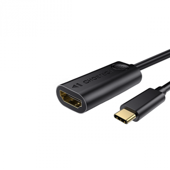 Choetech unidirektionaler Kabel USB Typ-C Thunderbolt 3 (m) auf HDMI 2.0 4K @ 60Hz (w) schwarz