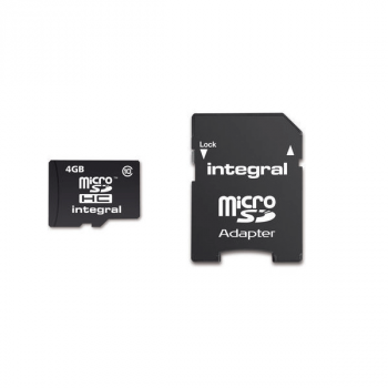 Integral ultima PRO R20 microSDHC 4GB Kit, Class 10 (INMSDH4G10-20V2)