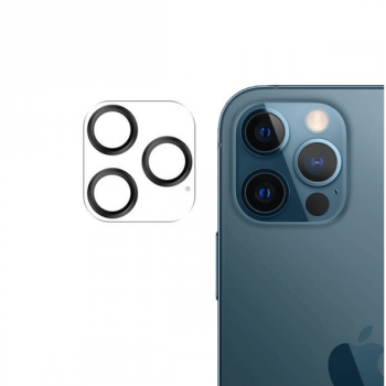 Joyroom Full Kameraobjektiv-SchutzKameraglas Panzerglas für iPhone 11 Pro, schwarz