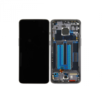 OnePlus 7 (GM1901) LCD Display + Touchscreen inkl. Rahmen, grau