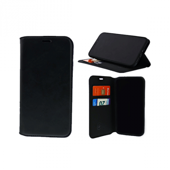 HDD Flip Case für Motorola Moto Z3 Play mit Kartenfach schwarz