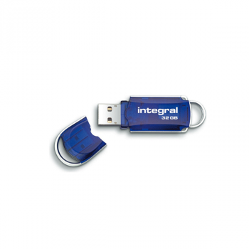 Integral USB Stick Courier 2.0 32GB, blau