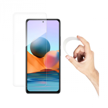 Wozinsky Nano Hybride Flexibel Hartglas für  Xiaomi Redmi Note 10 5G, transparent
