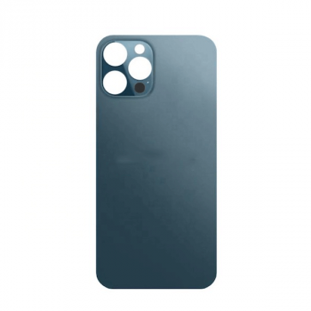 Akkudeckel, Rückglas für iPhone 12 Pro Max, blau