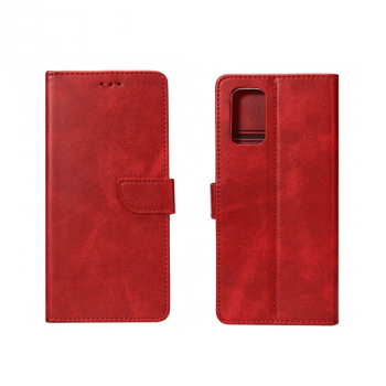 starfix Book-Wallet Schutz-Hülle für Samsung Galaxy A51 (SM-A515F), dunkelrot