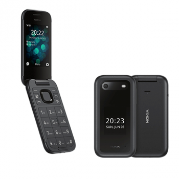 Nokia 2660 Flip Klapphandy 4G Dual Sim, schwarz