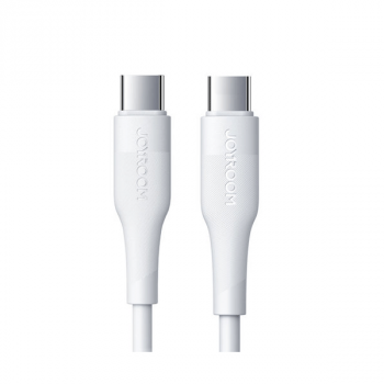 Joyroom USB-Typ-C-Kabel zu USB-Typ-C Daten-/Ladekabel 60W 3A weiß (0,25m)