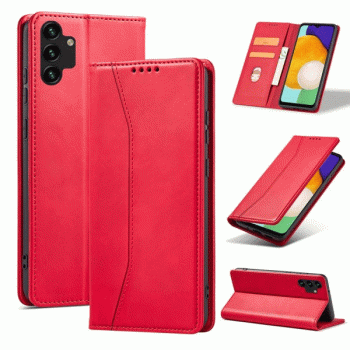 starfix Magnet Fancy Book-Wallet Schutzhülle für Samsung Galaxy A13 5G, rot