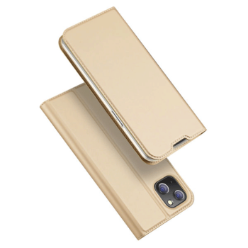 DUX DUCIS Skin Pro Flip Tasche für iPhone 14 PLUS, gold