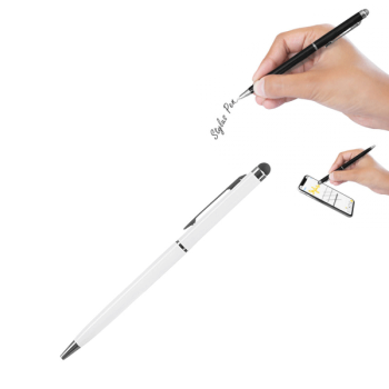 starfix Touchscreen Eingabestift Stylus Pen 2in1 für Smartphone /Tablet / Notebook, weiss