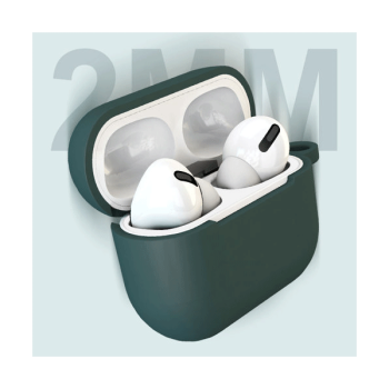 starfix Silikon-Hülle Schutz Tasche für AirPods 3  inkl. Karabinerhacken, rot