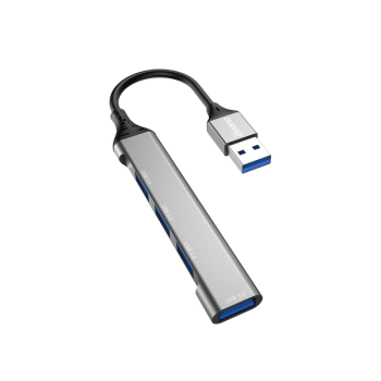 Dudao HUB 4in1 USB-A zu 4x USB-A (3 x USB2.0 / USB3.0) 6,3cm schwarz (A16B)