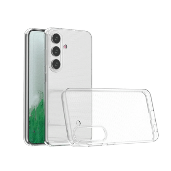 OKKES Air Flexi Slim Silikon-Tasche für Samsung Galaxy A14 5G transparent
