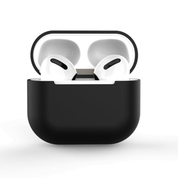 starfix Silikon-Hülle Schutz Schale Tasche für AirPods Pro 1/2, schwarz