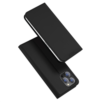 Dux Ducis Skin Pro Flip-Wallet Case für Apple iPhone 15 Pro, schwarz