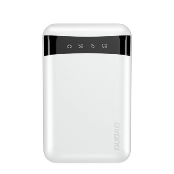 Dudao Compact USB-Powerbank 10000 mAh Weiß (K3Pro mini)