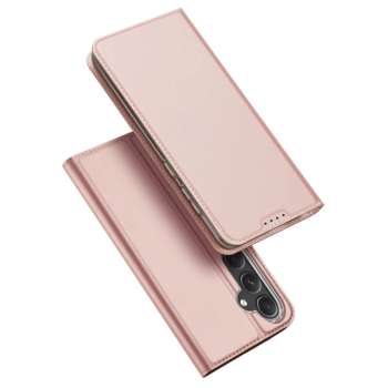 Dux Ducis Flip Tasche Skin Pro Series für Samsung Galaxy S23 FE rosa