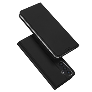 Dux Ducis Flip Tasche Skin Pro Series für Samsung Galaxy S23 FE, schwarz
