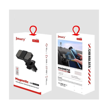 Jmary 2in1 Autotelefonhalter für Lüftungsschlitze schwarz (MH-71)