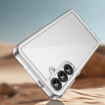 starfix Outer Space Silikon Schutz-Hülle mit Gelrahmen für Samsung Galaxy S25 PLUS, transparent