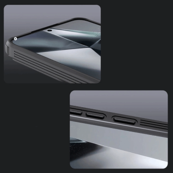 Nillkin CamShield Pro Schutz-Hülle mit Kameraabdeckung Case für Samsung Galaxy S25 (S931B), schwarz