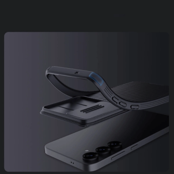 Nillkin CamShield Pro Schutz-Hülle mit Kameraabdeckung Case für Samsung Galaxy S25 (S931B), schwarz