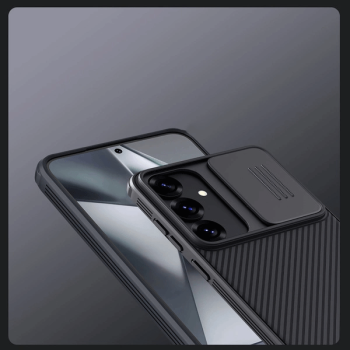 Nillkin CamShield Pro Schutz-Hülle mit Kameraabdeckung Case für Samsung Galaxy S25 (S931B), schwarz