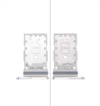 Sim und SD-Karten-Halter kompatibel mit Samsung Galaxy S22 Ultra (S908B), weiss