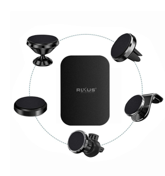 Rixus RXHM25 Universal Magnetplatten für Halterung mit Selbstklebende-Montagekleber, schwarz