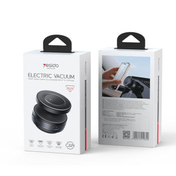 YESIDO C224  Elektrischer Saugnapf Kugelkopf-Halterung kompatibel mit MagSafe, schwarz