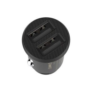 Baseus Grain KFZ-Mini-Ladegerät CCALL-ML01 2x USB-A, 3,1A, schwarz (ZD551KL)