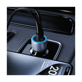 Dudao R4T 25W USB-A / USB-C KFZ-Ladegerät, grau