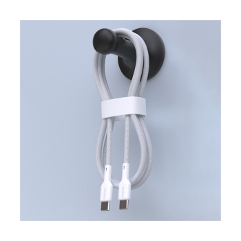 Dudao L9C Max 240W PD USB-C zu USB-C Schnelladekabel 1,2m, weiss (L9CMAX_White 1,2M)