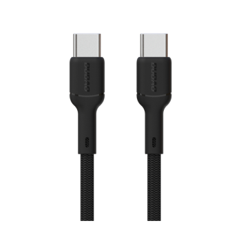 Dudao 65W USB-C zu USB-C Schnelladekabel 1m - Schwarz (L9C_Black 1M)