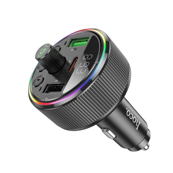 HOCO E82 Guerrero Wireless FM Transmitter PD30W+QC+3.0 mit 2 USB + 1 Type-C Anschluss