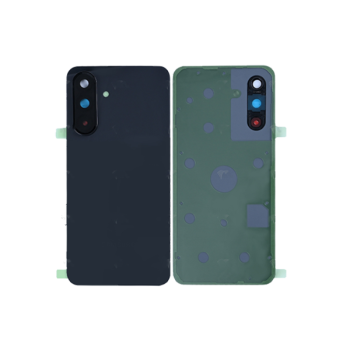 Akkudeckel kompatibel mit Samsung Galaxy A36 A366B mit Kameralinse, schwarz