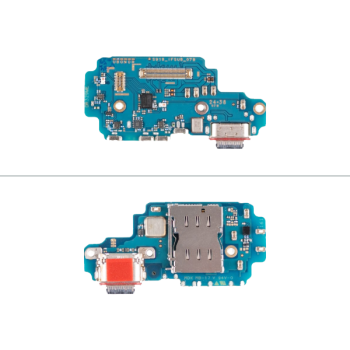 System Ladebuchse/Simleser/Mikrofon kompatibel mit Samsung Galaxy S23 Ultra S918B 