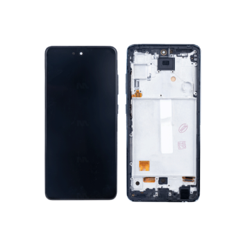 LCD Display (Soft-OLED) + Touchscreen kompatibel mit Samsung Galaxy A52 (A525F), A52 5G (A526B) inkl. Rahmen Awesome Black