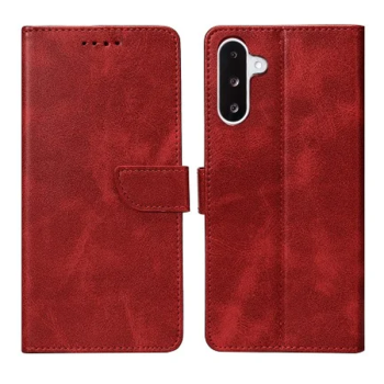Rixus Flip Book Cover Tasche Schutz-Hülle Case passend für Samsung Galaxy A26 (A266B), Galaxy A17, rot