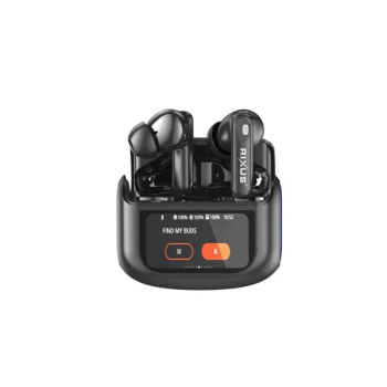 Rixus RXBH63B Wireless Earbuds mit Touch Case Pro, schwarz