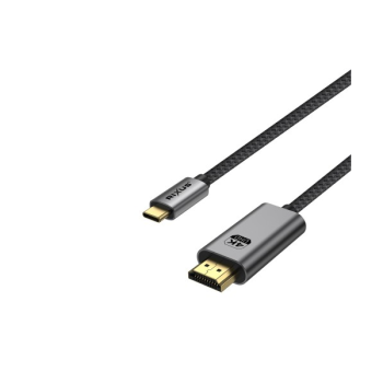 Rixus RXHU15 USB-C zu HDMI Kabel Premium 4K 1.8m, grau